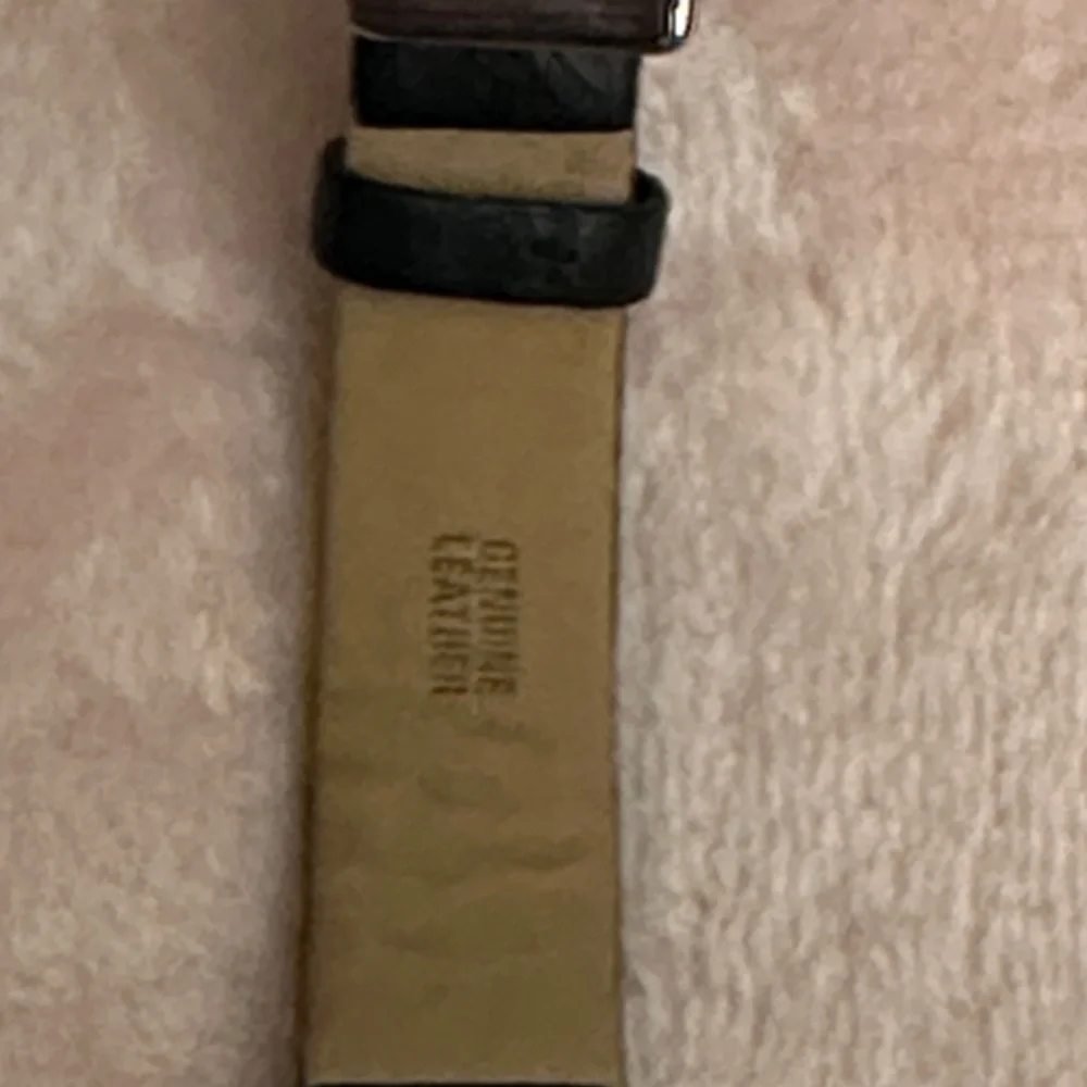 Caravelle Women's Black Leather Watch